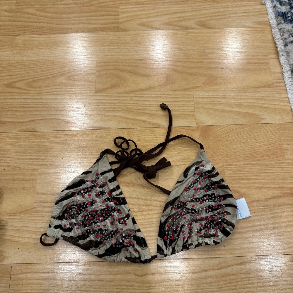 Elizabeth Hurley bikini top size small